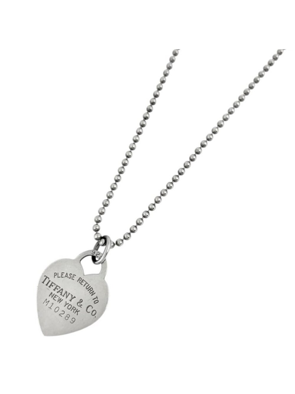 Tiffany & Co Necklace Return to Tiffany Heart Tag Long 925 Sterling Silver
